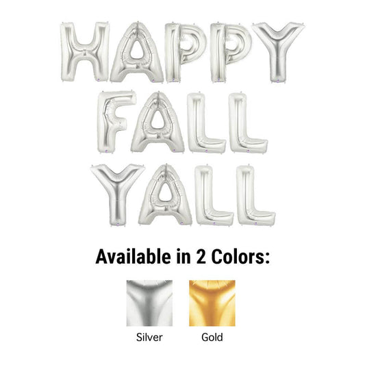 40 inch HAPPY FALL YALL - MEGALOON LETTERS KIT | USA Decoration®