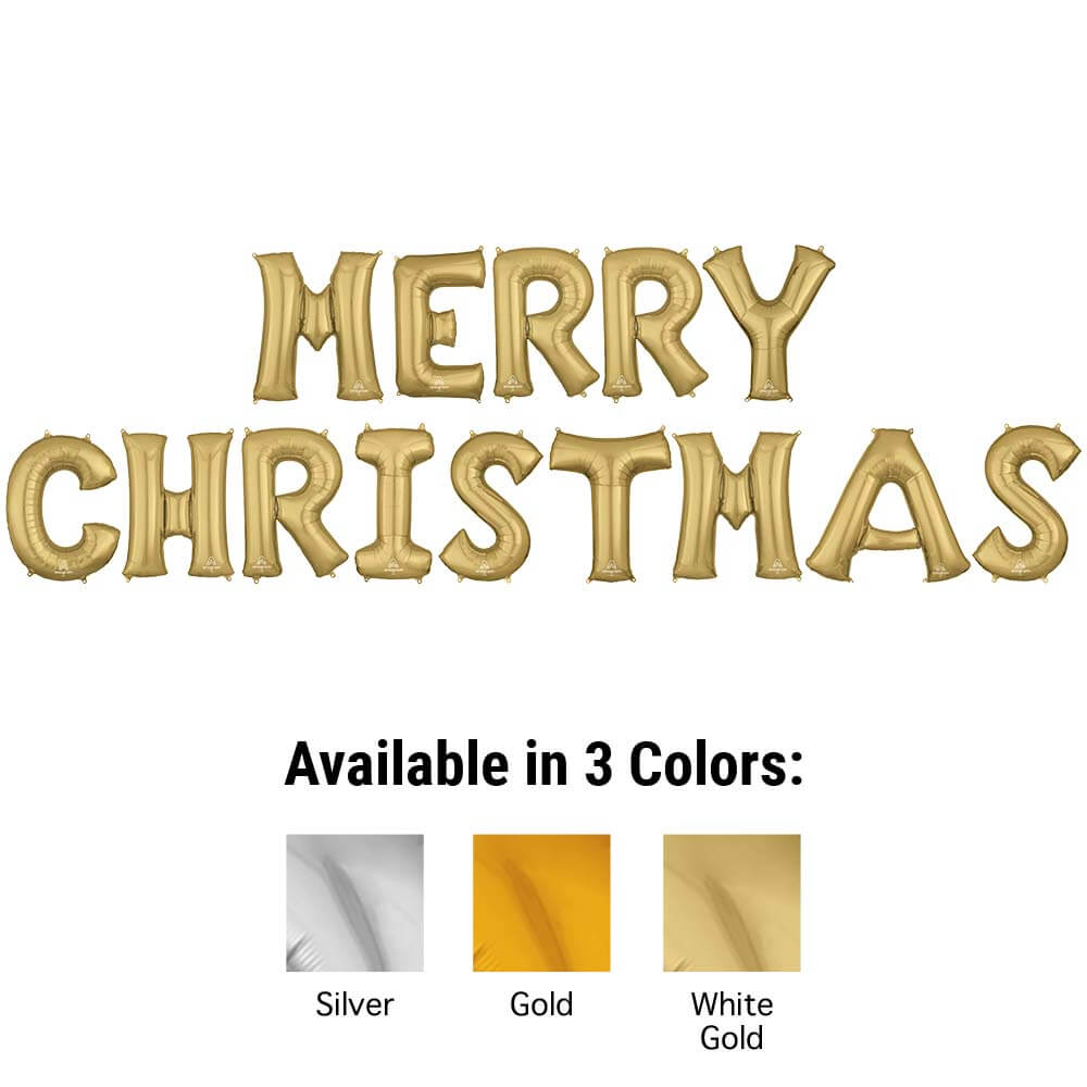 34 inch MERRY CHRISTMAS - ANAGRAM LETTERS KIT | USA Decoration®