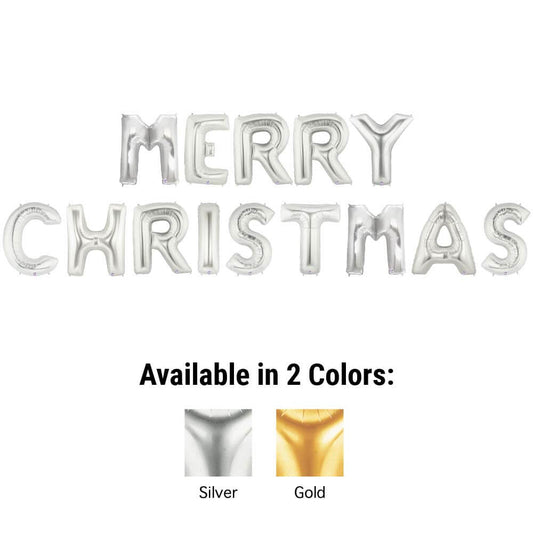40 inch MERRY CHRISTMAS - MEGALOON LETTERS KIT | USA Decoration®