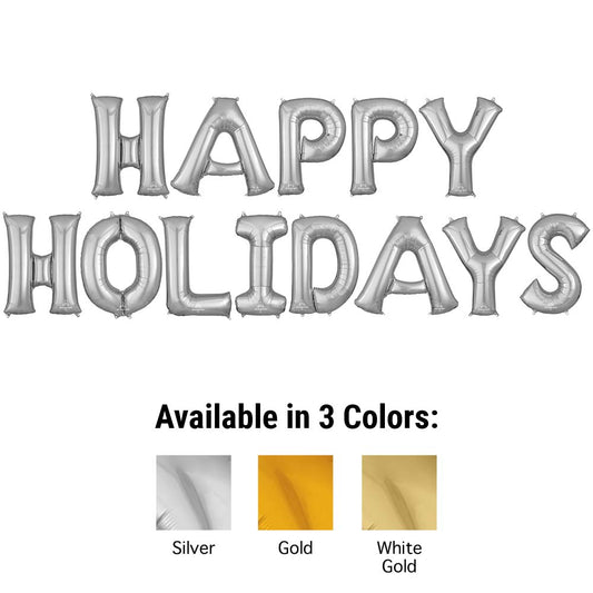 34 inch HAPPY HOLIDAYS - ANAGRAM LETTERS KIT | USA Decoration®