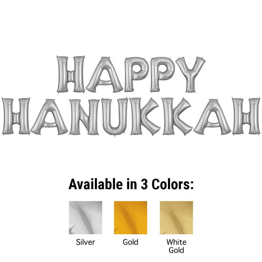 34 inch HAPPY HANUKKAH - ANAGRAM LETTERS KIT | USA Decoration®