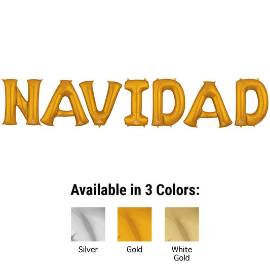 34 inch NAVIDAD - ANAGRAM LETTERS KIT | USA Decoration®