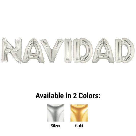 40 inch NAVIDAD - MEGALOON LETTERS KIT | USA Decoration®