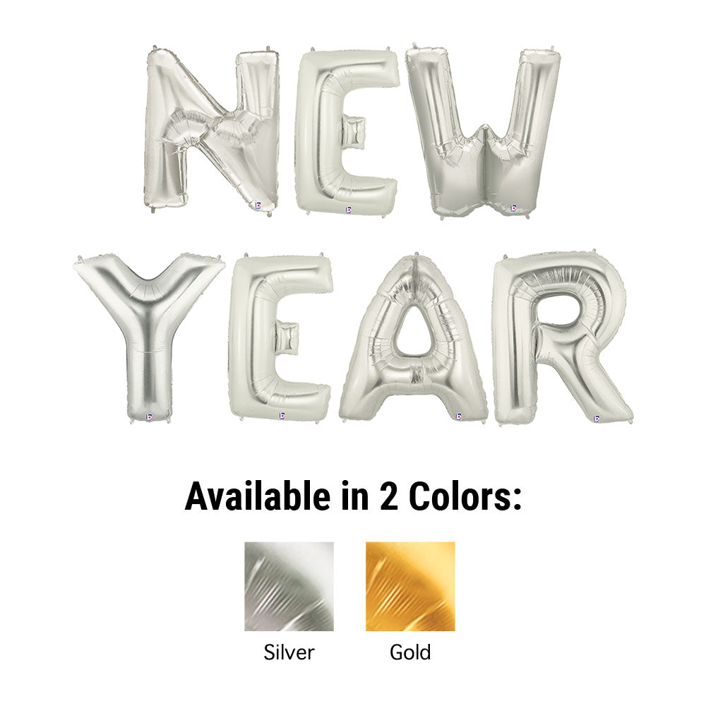 40 inch NEW YEAR - MEGALOON LETTERS KIT | USA Decoration®