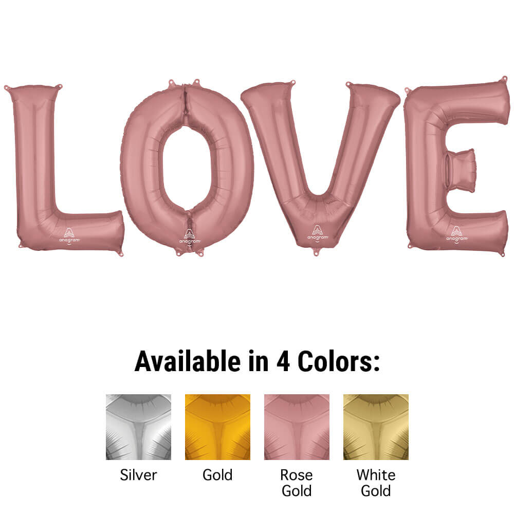 34 inch LOVE - ANAGRAM LETTERS KIT | USA Decoration®
