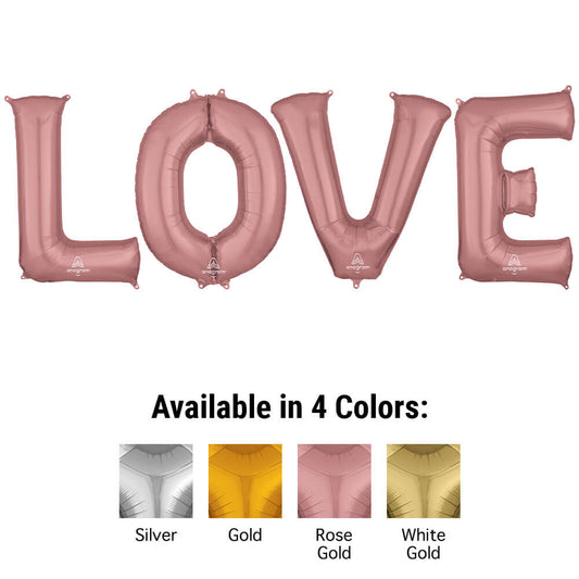 34 inch LOVE - ANAGRAM LETTERS KIT | USA Decoration®