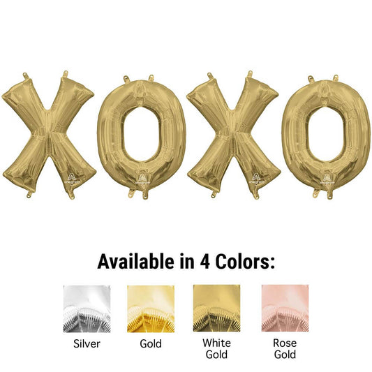 16 inch XOXO - ANAGRAM LETTERS KIT (AIR-FILL ONLY) | USA Decoration®