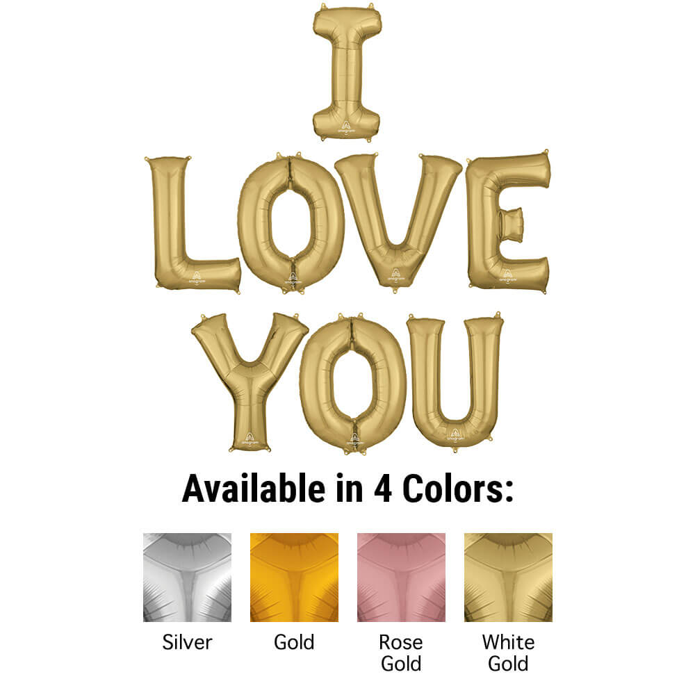 34 inch I LOVE YOU - ANAGRAM LETTERS KIT | USA Decoration®