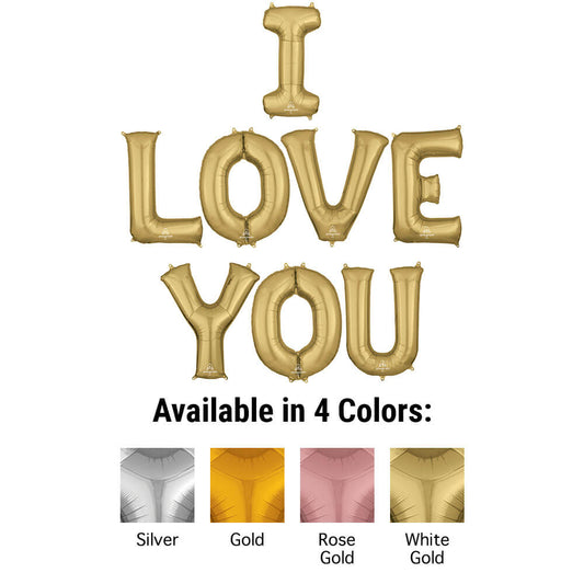34 inch I LOVE YOU - ANAGRAM LETTERS KIT | USA Decoration®