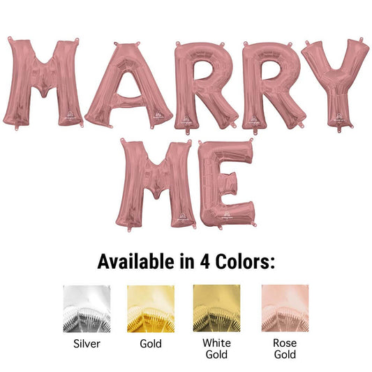 16 inch MARRY ME - ANAGRAM LETTERS KIT (AIR-FILL ONLY) | USA Decoration®