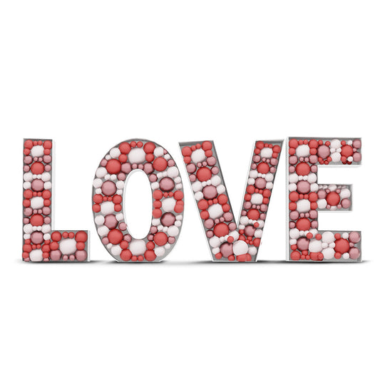 39 inch LOVE - MOSAIC FRAME LETTER KIT | USA Decoration®