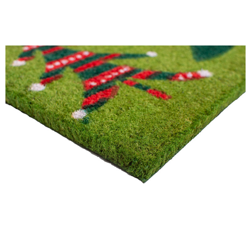 Kalmanovitz Non-Slip No Pattern Christmas Doormat