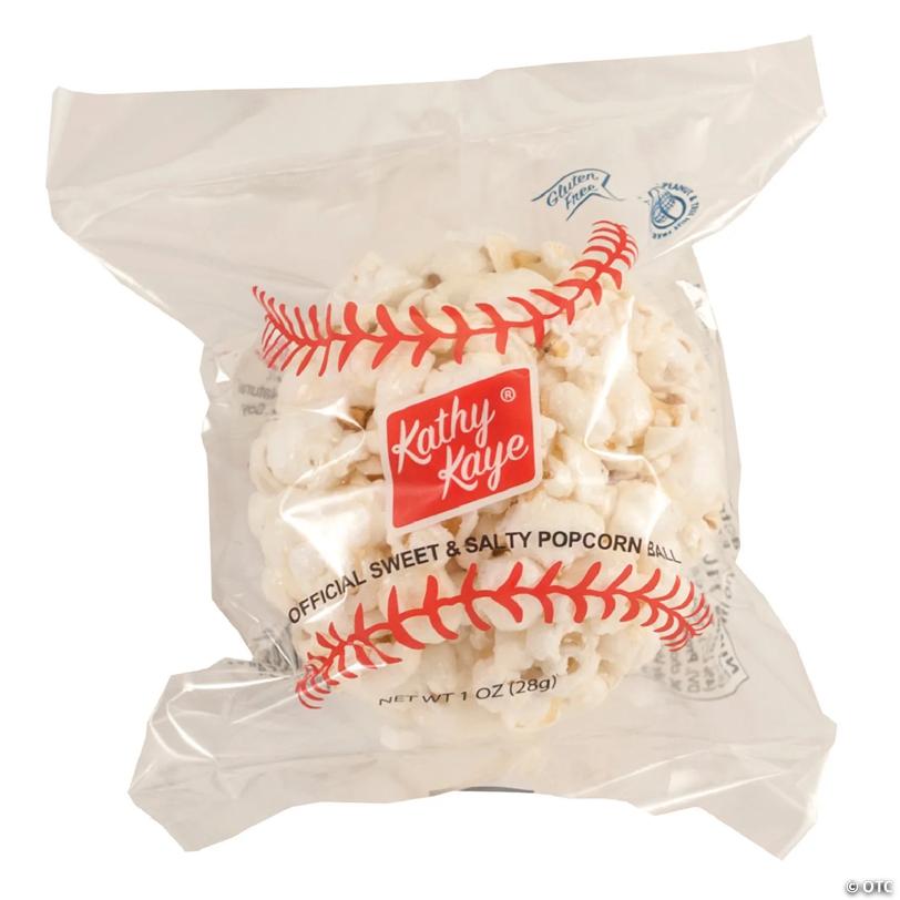 Kathy Kaye Baseball Sweet & Salty Popcorn Ball Packs - 18 Pc.