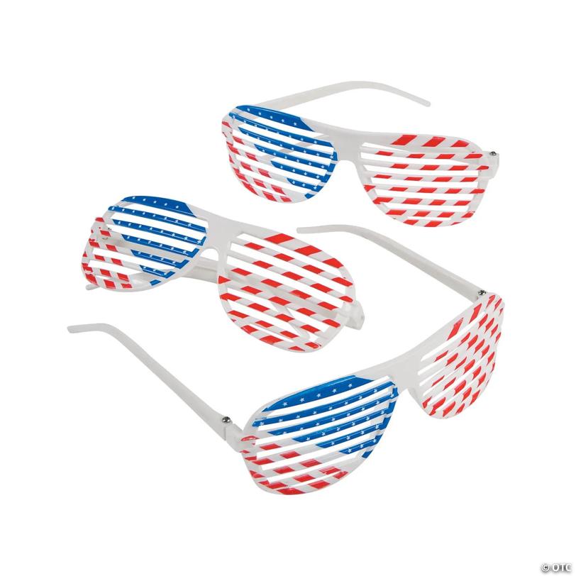 Kids Patriotic Shutter Glasses - 12 Pc.