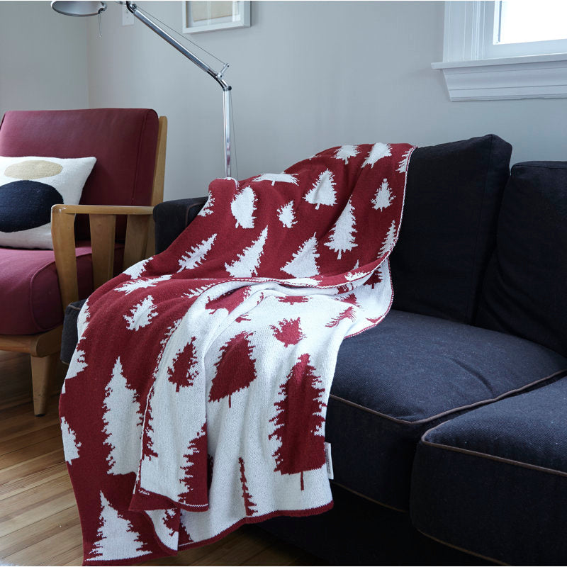 Knitted Throw Blanket