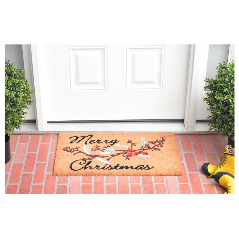 Kroger Non-Slip No Pattern Christmas Doormat