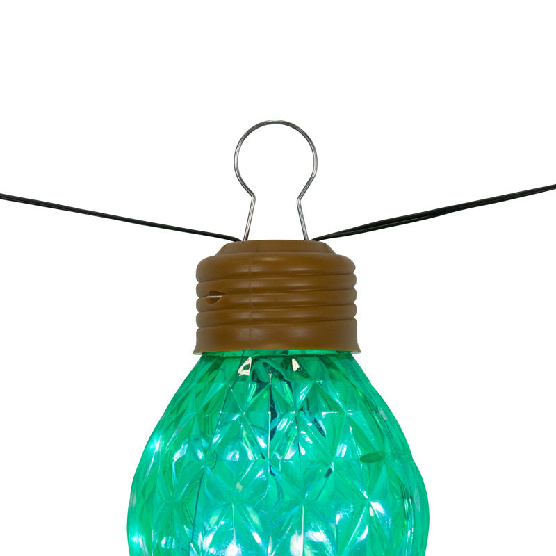 LED Jumbo C9 Style Commercial Christmas Light Set - 12' - Multi-Color - Black Wire - 5Ct