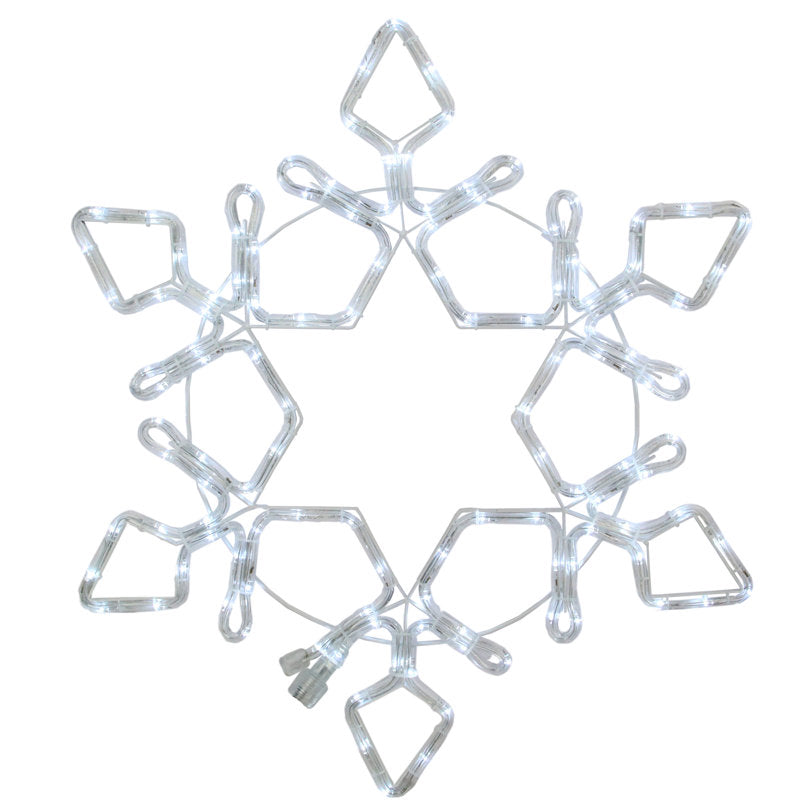 LED Rope Light Snowflake Christmas Decoration