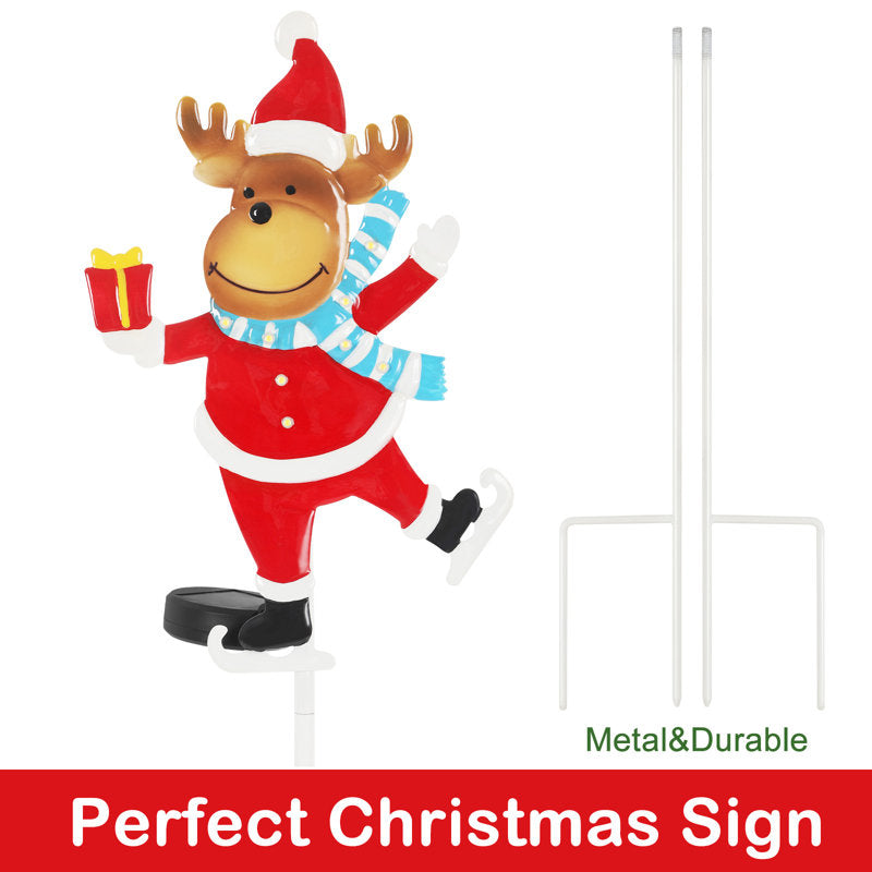 LED Santa Claus Lighted Sign