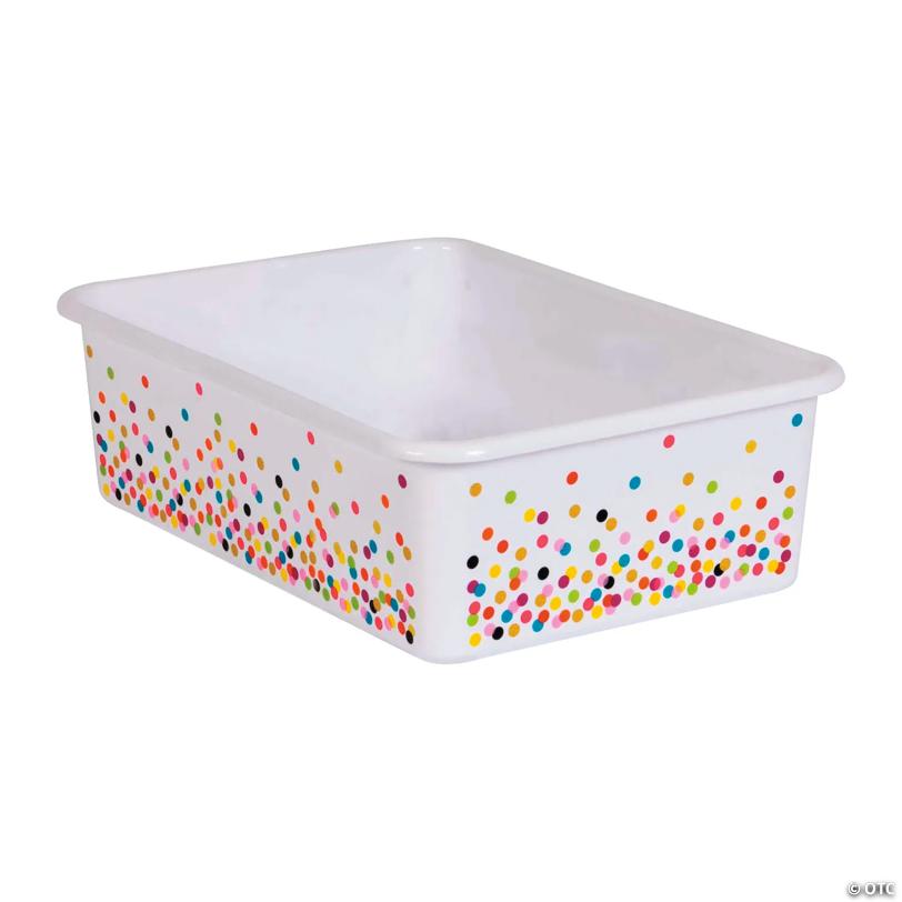 Large Confetti Storage Bin