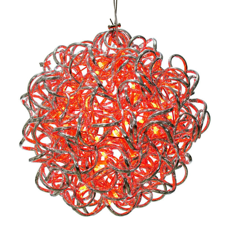 Latitude Run®  Spiral LED RGB Aluminum Ball 80 Lights