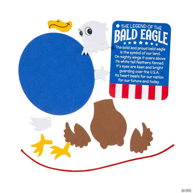 Legend of the Bald Eagle Ornament Craft Kit - Makes 12