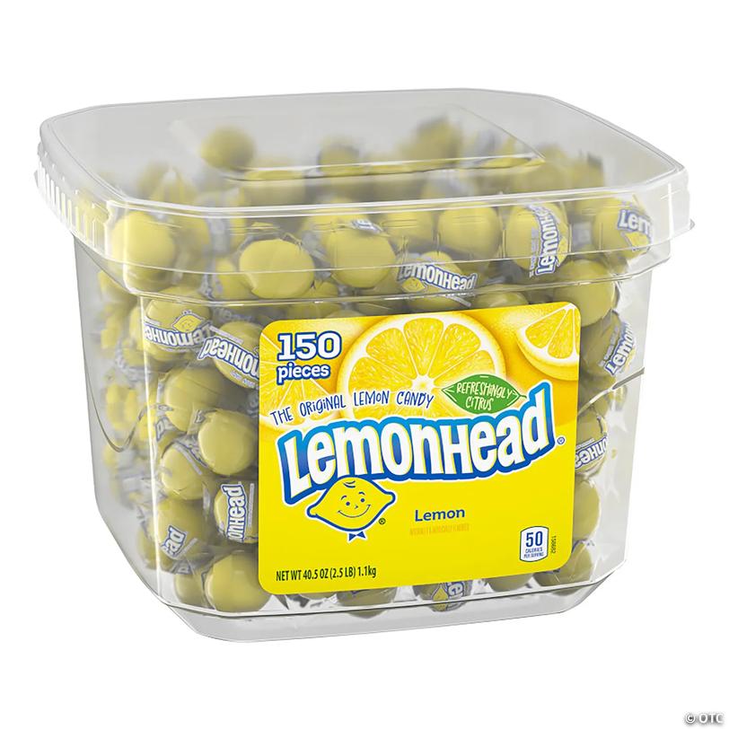 Lemonhead Hard Candy Tub - 150 Pc.