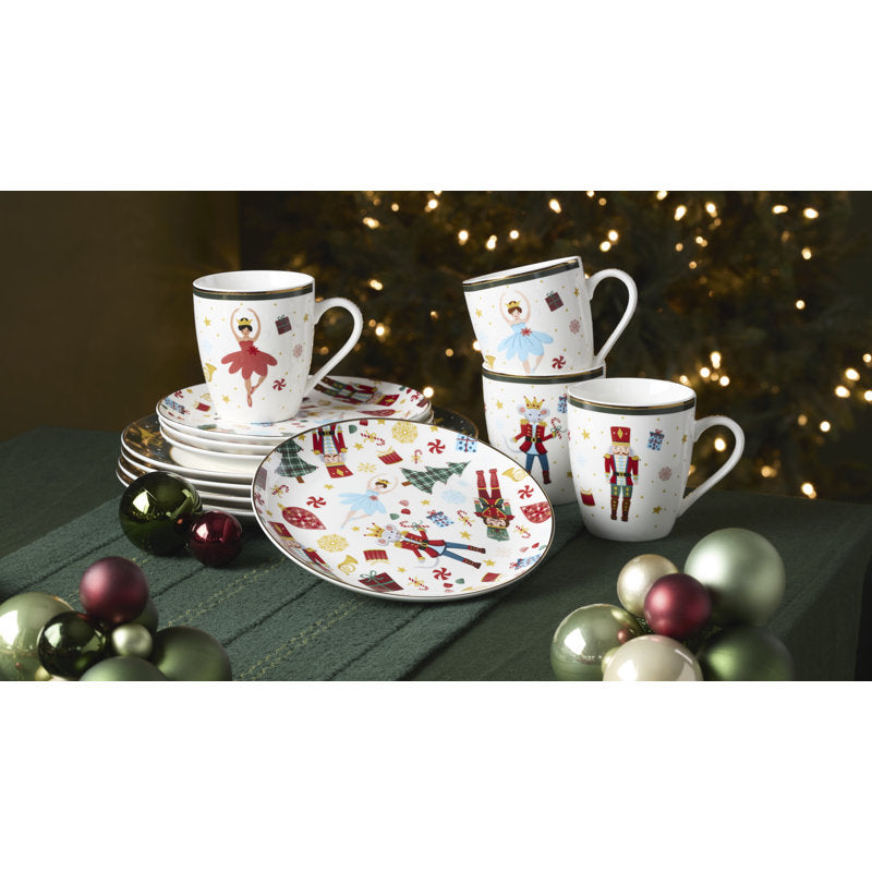 Lenox Nutcracker Ballet 12-Piece Dinnerware Set