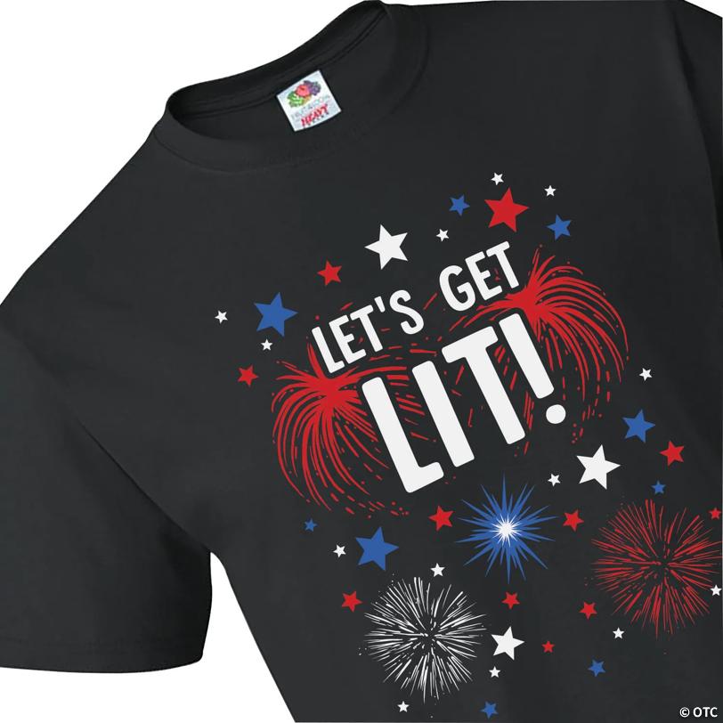 Let’s Get Lit Adults T-Shirt