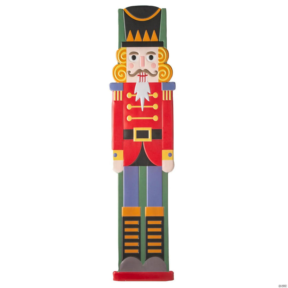 Life-Sized Metal Iron Soldier Christmas Decoration - 5 ft