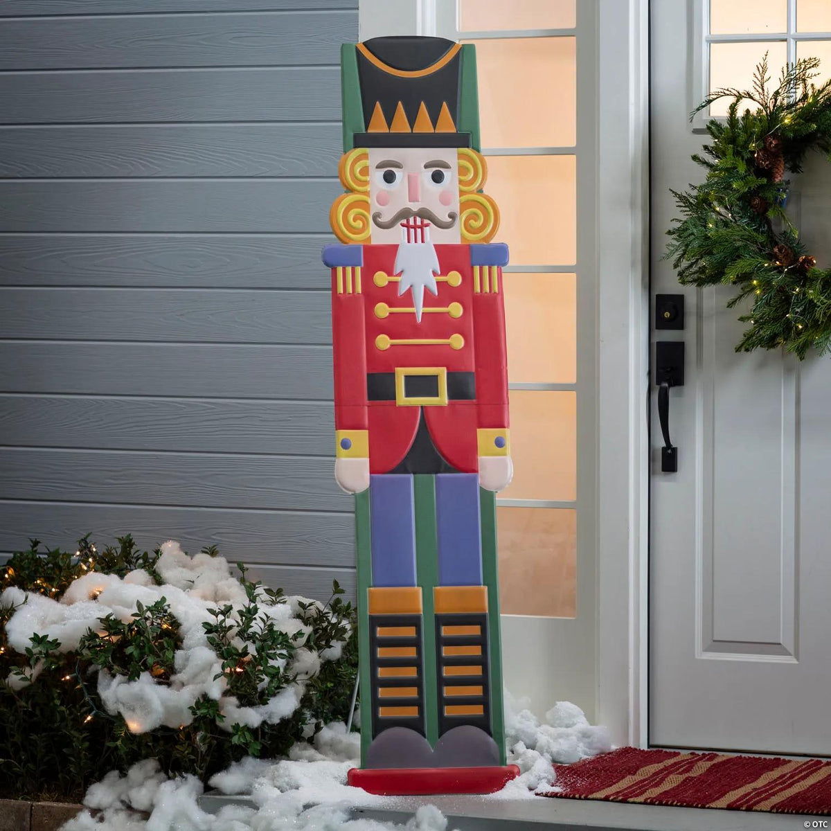 5 ft life-sized metal iron toy soldier Christmas decoration
