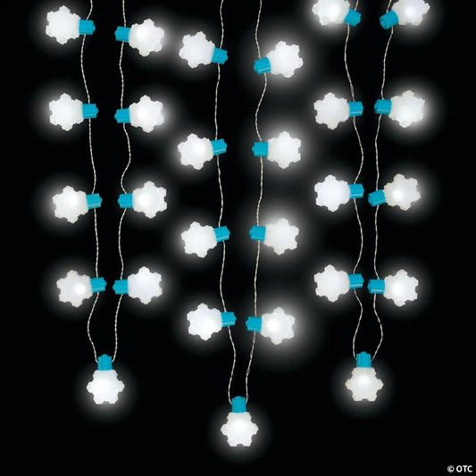 Light-Up Snowflake Necklaces - 6 Pc.