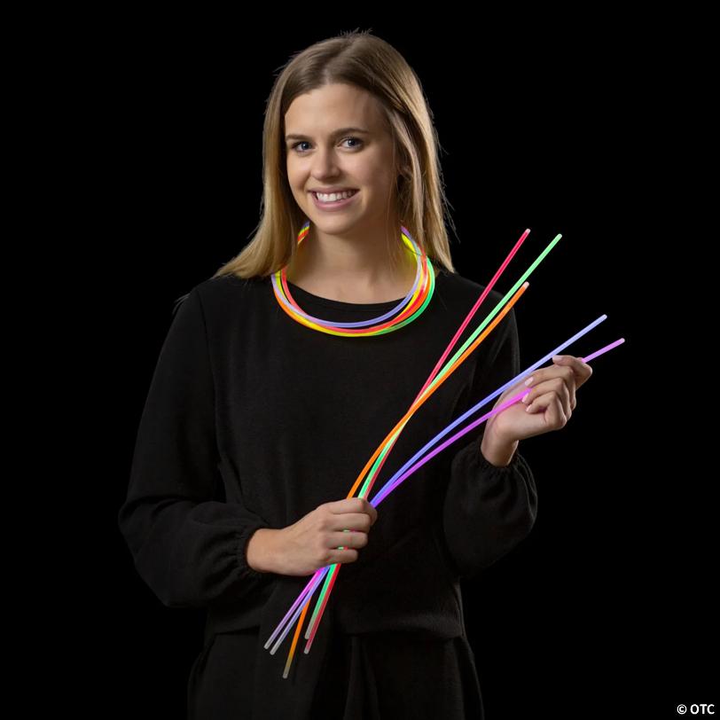 Light the Night Send-Off Glow Necklaces with Easel Sign