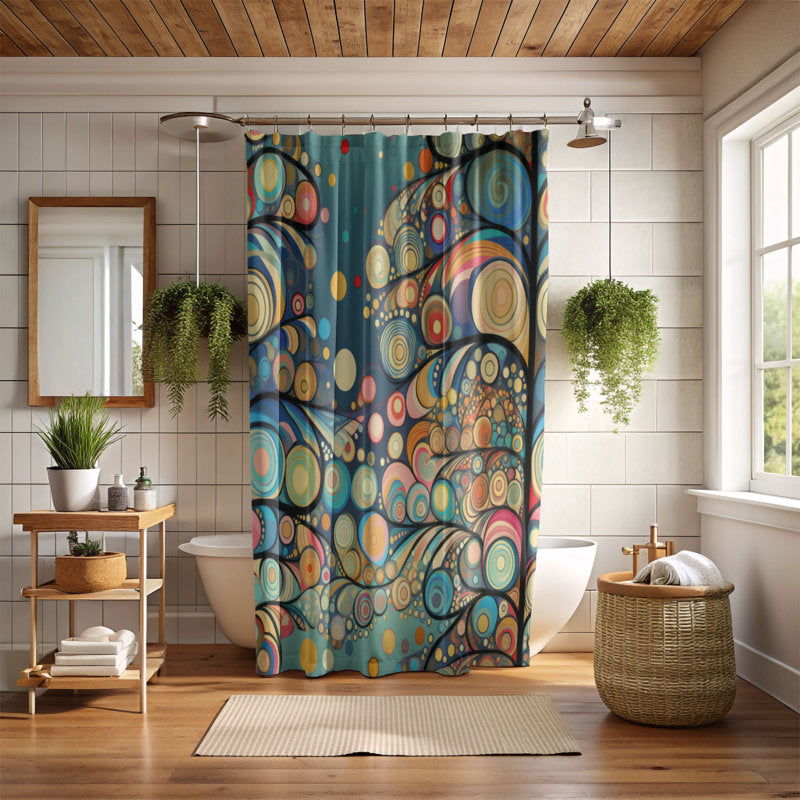 Lighted Tree - Premium Shower Curtain