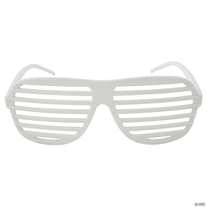 Louvre White Glasses - 1 Pc.