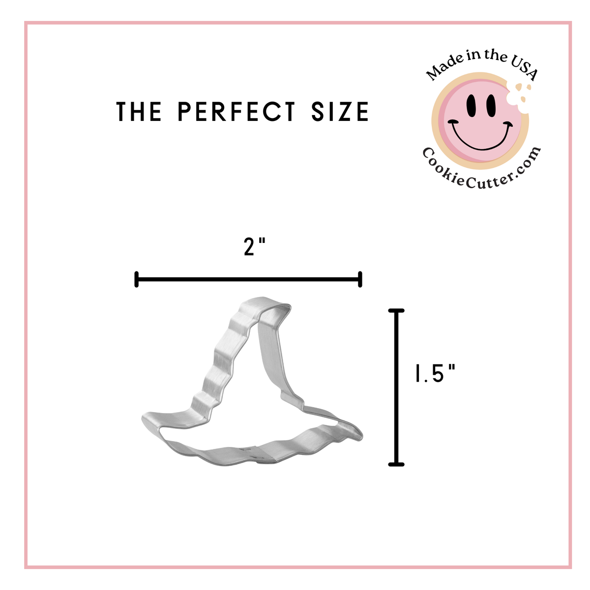 Mini Witch Hat Cookie Cutter 2 in M201