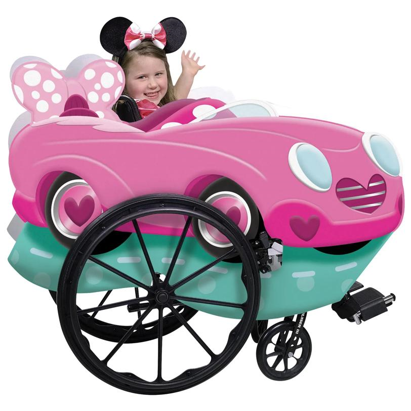 Pink Minnie Adaptive Wheelchair Cover