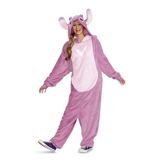 Adults Disney's Lilo & Stitch Angel Jumpsuit Costume