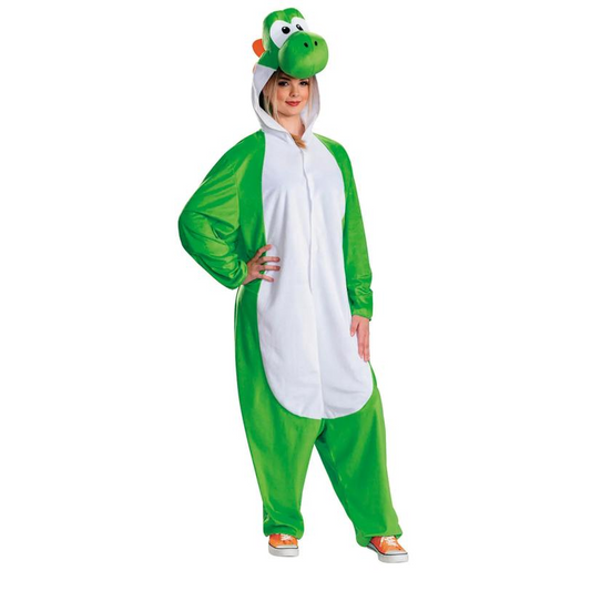 Adults Super Mario Bros. Yoshi Hooded Jumpsuit
