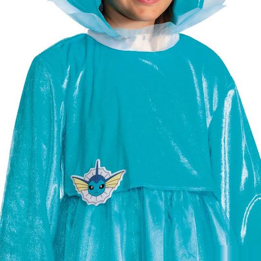 Kids Pokmon Vaporeon Hooded Dress Costume