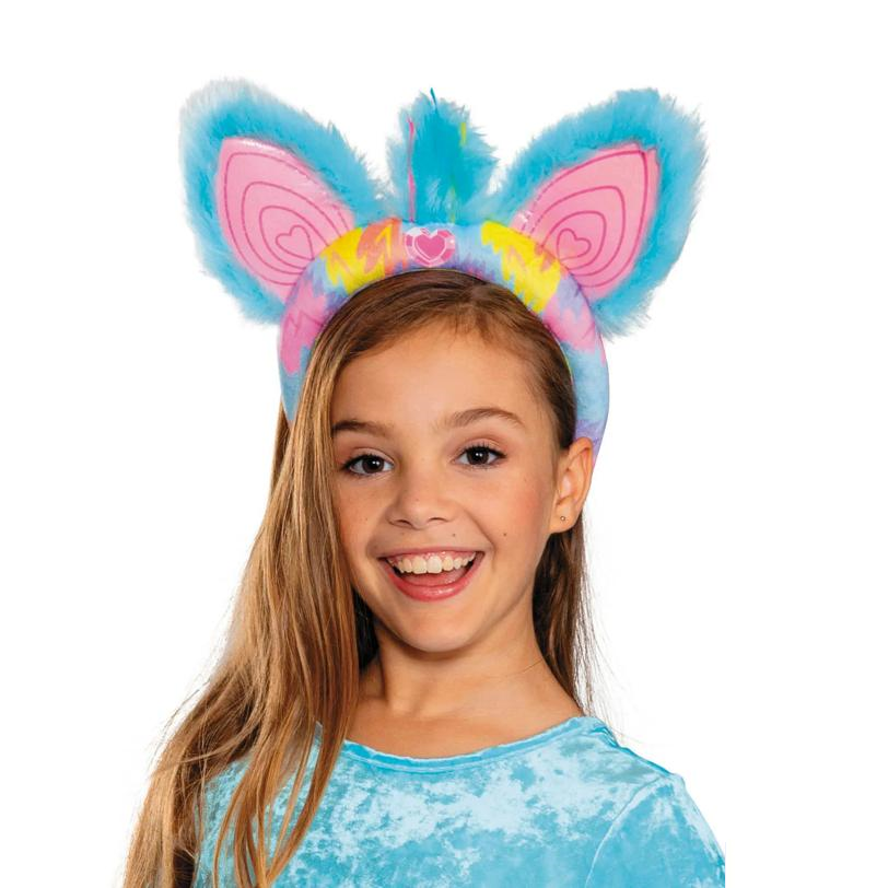 Kids Furby Tie Dye Ears Headband - One Size