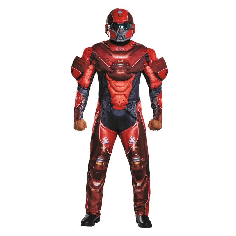Men's Halo Red Spartan Costume