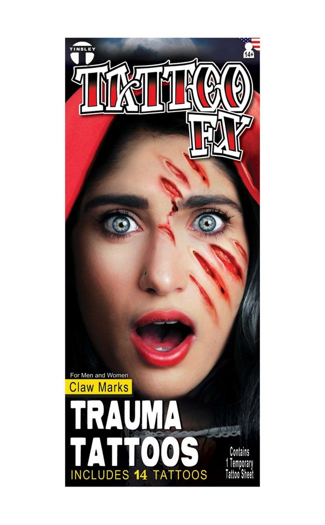 CLAW MARKS TRAUMA RX TATTOO