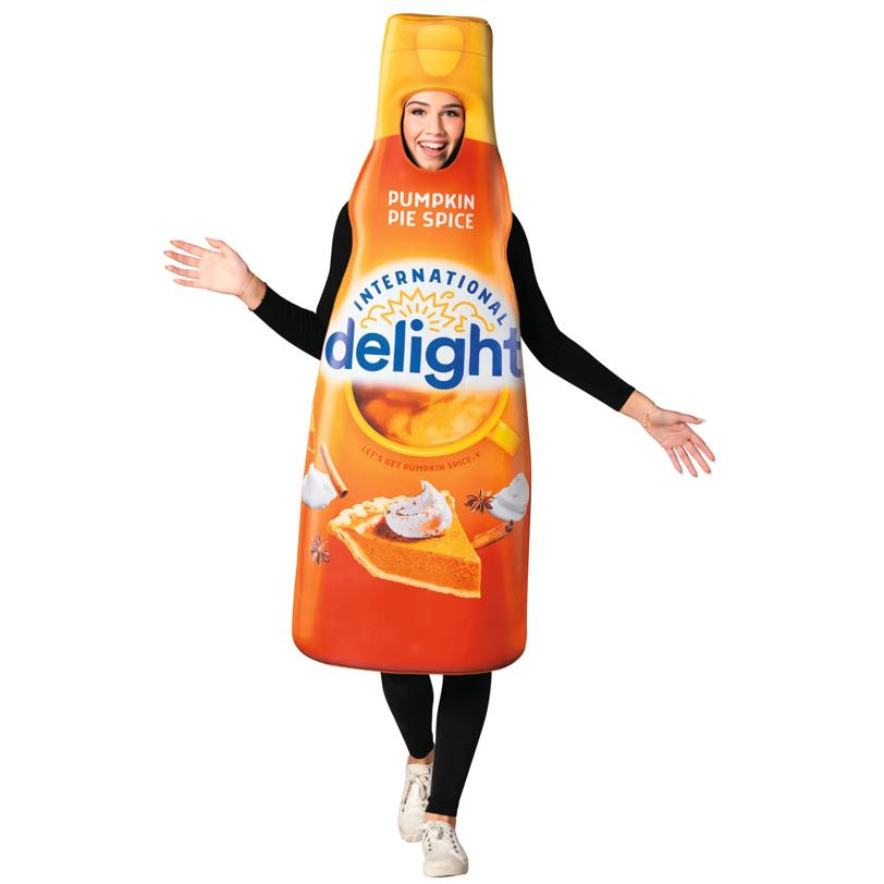 Adults International Delight Pumpkin Spice Creamer Costume