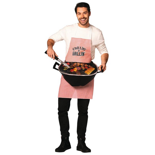 Adult's Grill Master Apron with Grill Costume