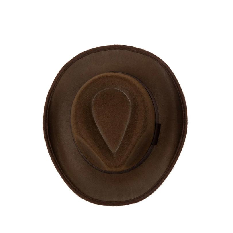 Adults Indiana Jones Fedora Hat One-Size-Fits-All