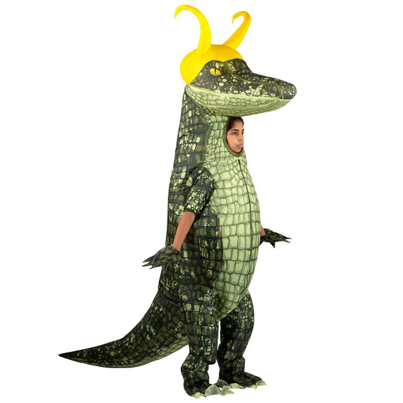 Kids Inflatable Marvel Loki Alligator Loki Costume