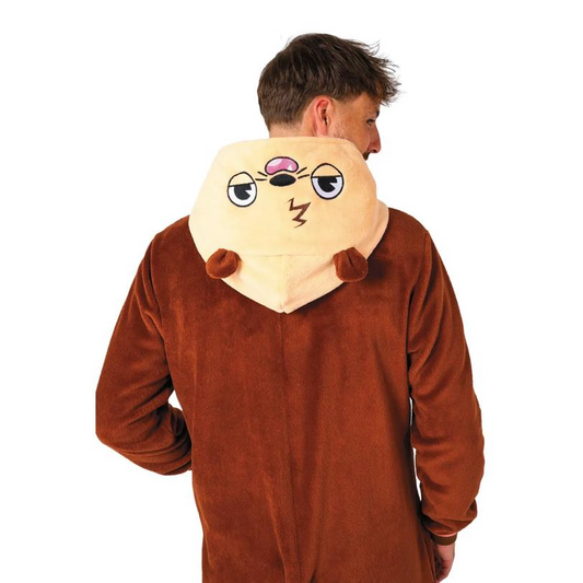 Adults Otter Hooded Onesie Costume