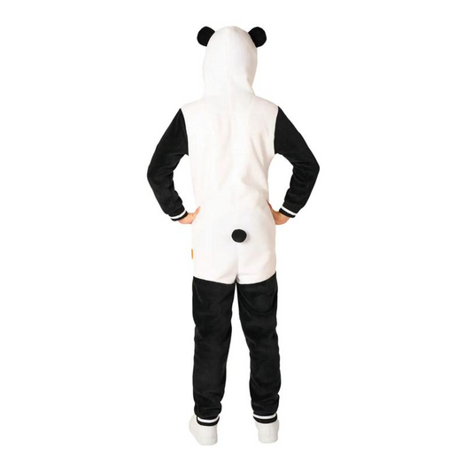 Kids Panda Hooded Onesie Costume