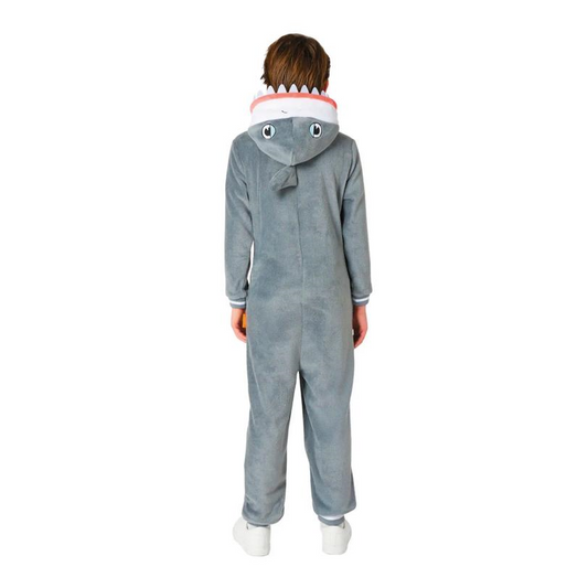 Kids Shark Hooded Onesie Costume